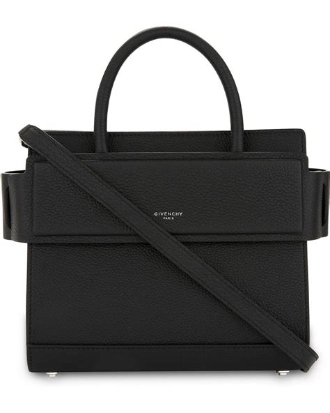 Givenchy Horizon Mini Matte Leather Tote in Black 